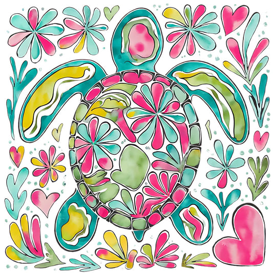 Watercolor Sea Turtle