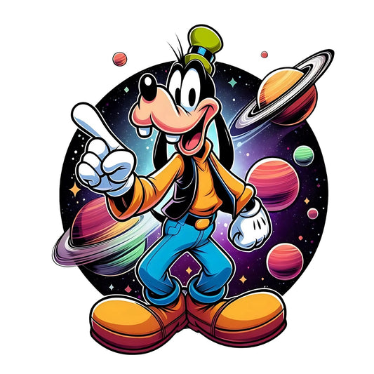 Goofy with Plants
