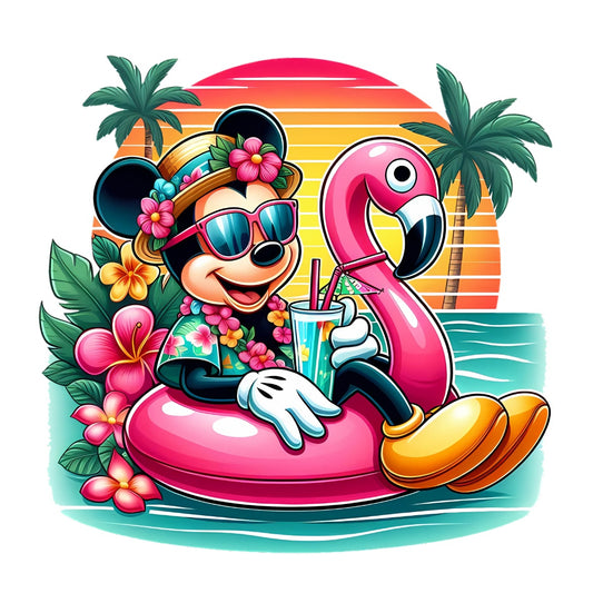 Floating Mickey Flamingo