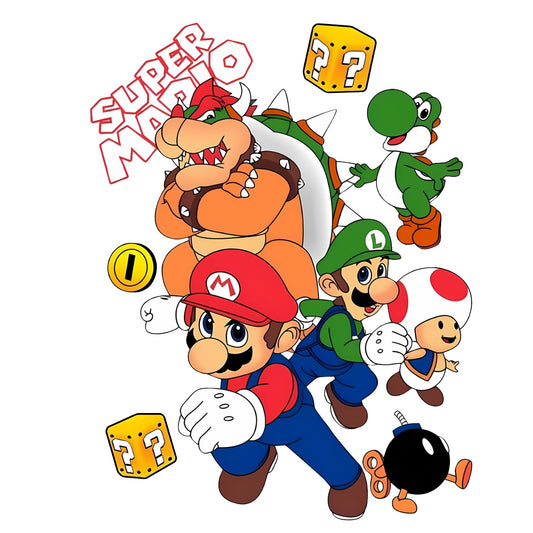 Mario Luigi Bowser Yoshi