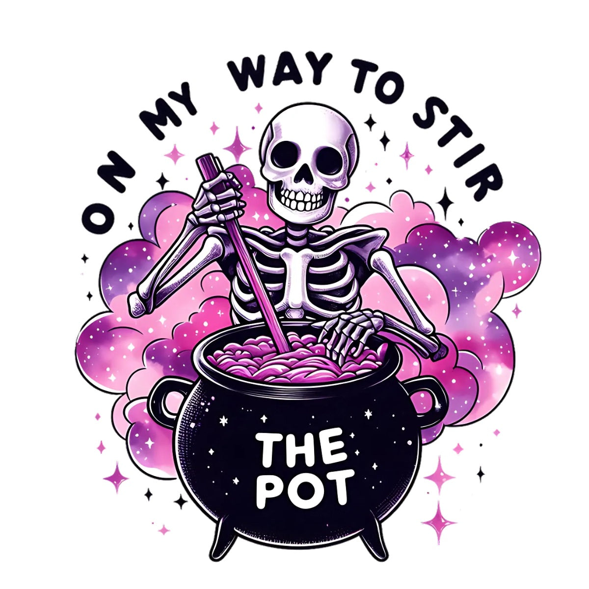 On My Way to Stir the Pot Pink