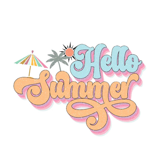 Retro Hello Summer
