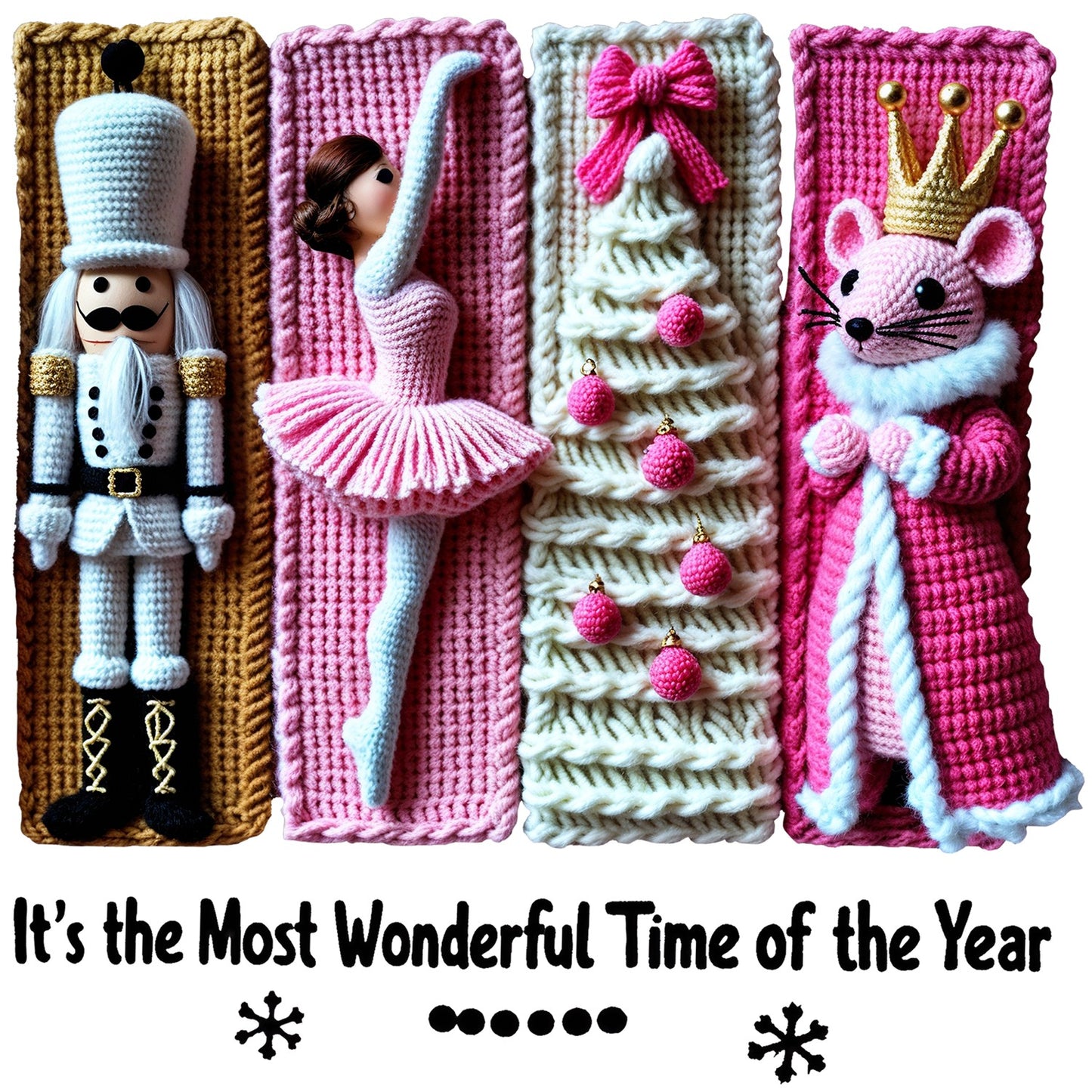 Faux Crochet Nutcracker