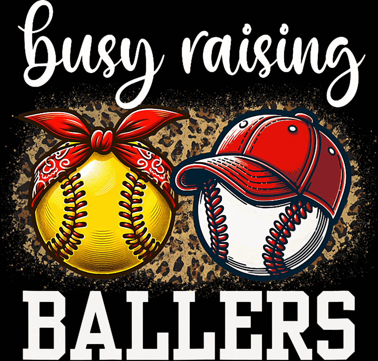 Busy Raising Ballers Soft & Baseball