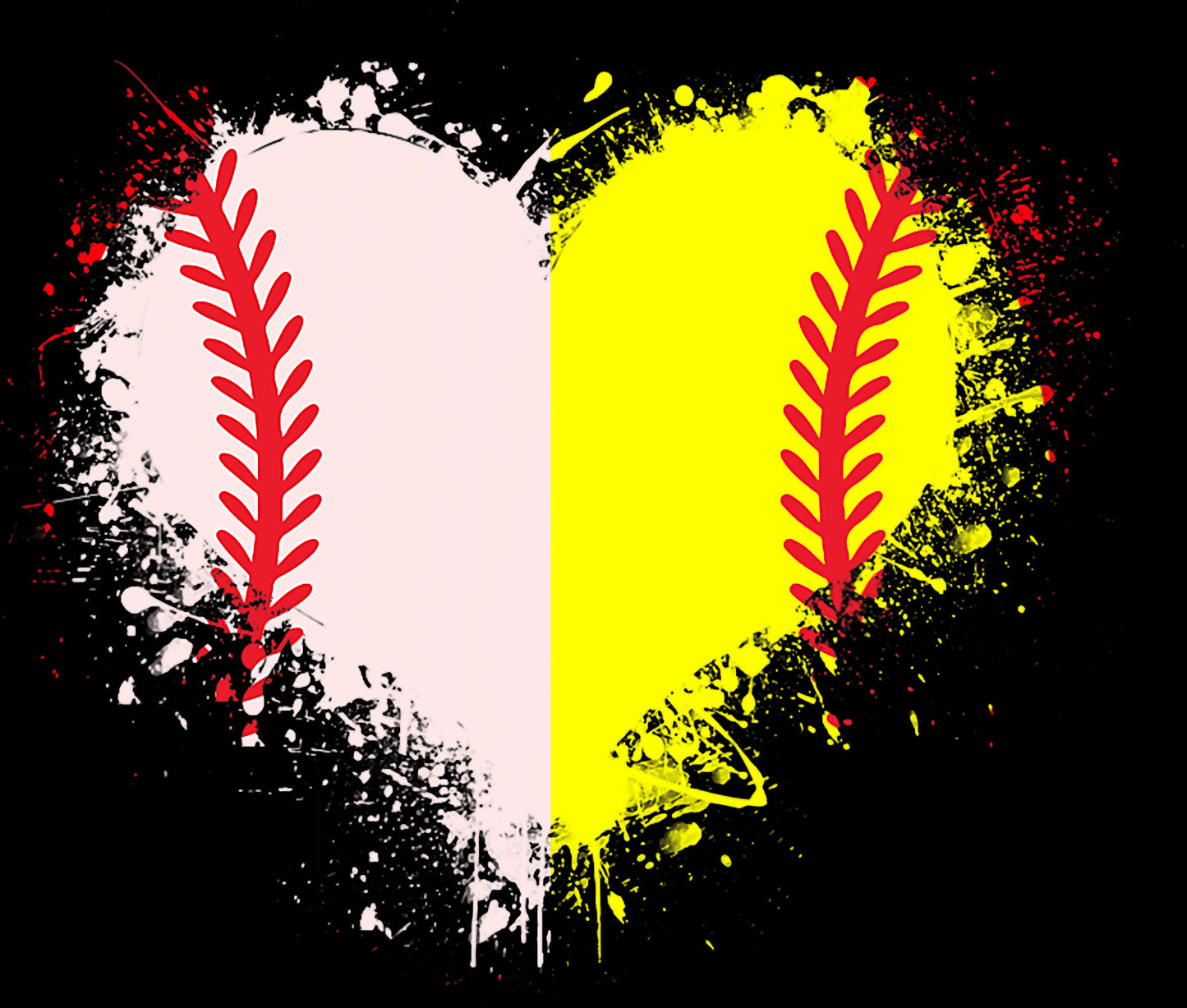 Heart Ball Pink yellow