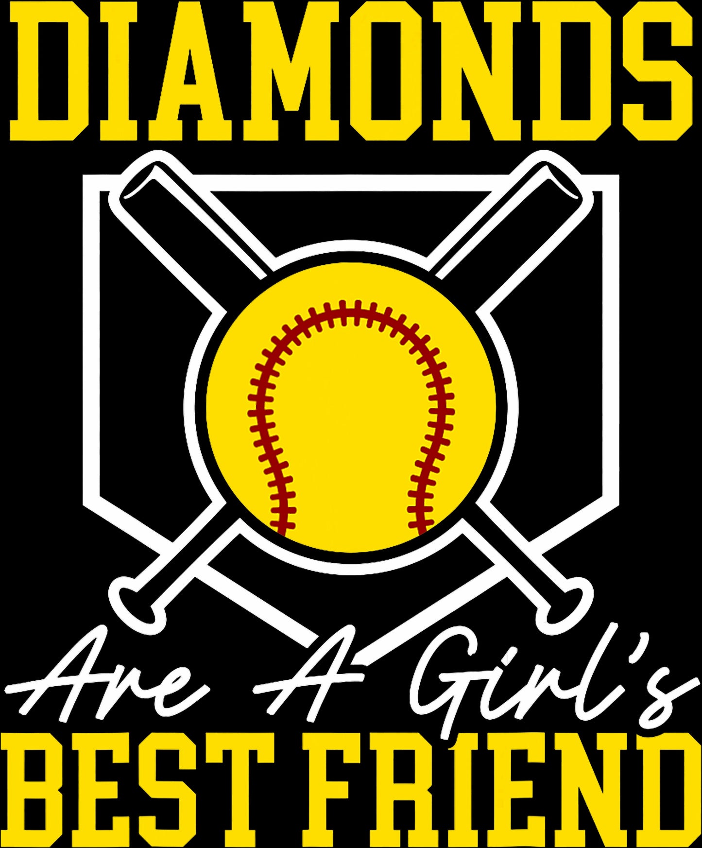 Softball diamonds are a girl best friend