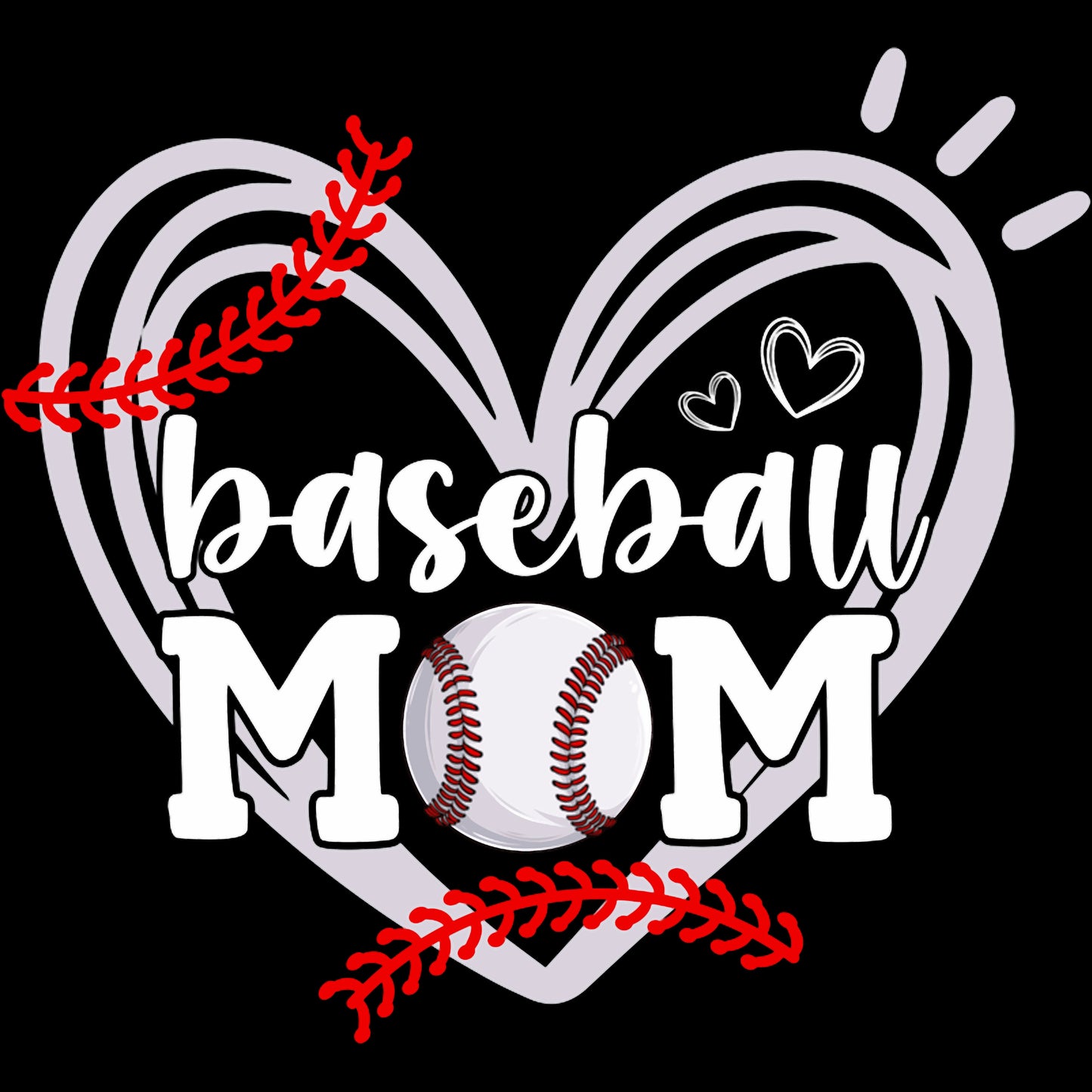 Basebase Heart Mom