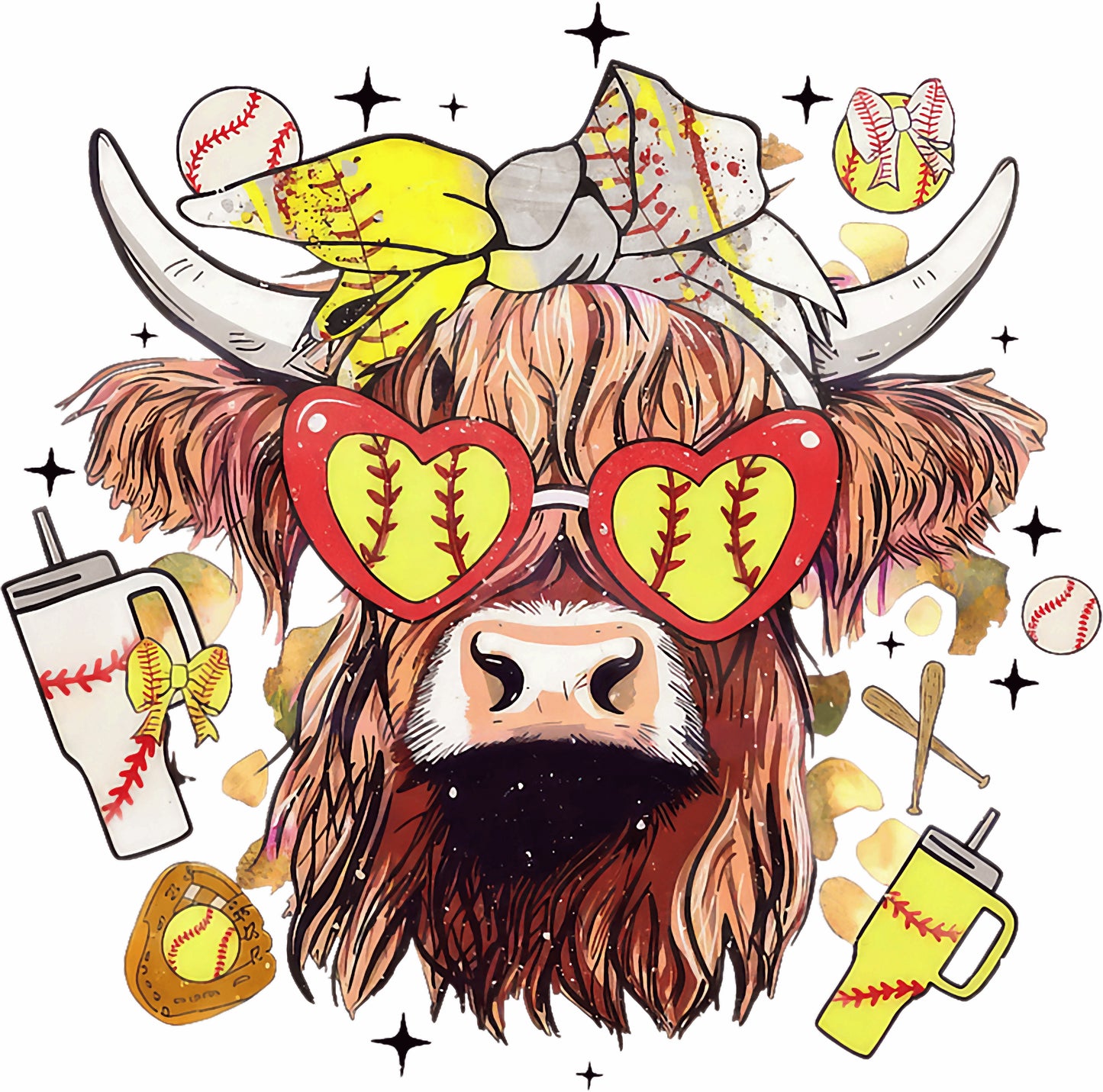 Softball Cow