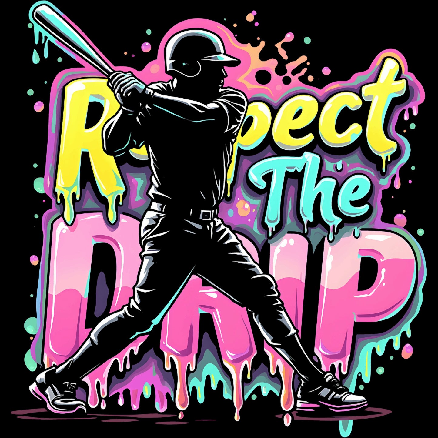 Respect the Drip Baseball player