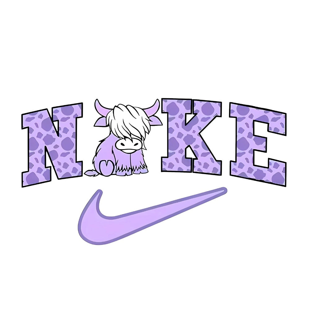 Nike Purple Highland Cow