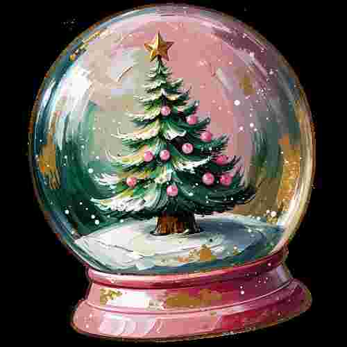 Retro Snowglobe