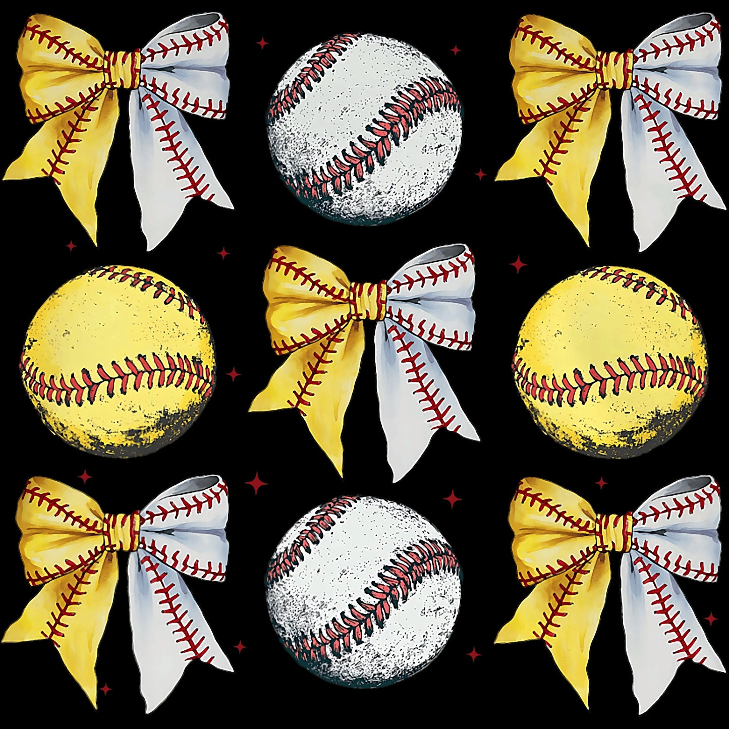 Softball Baseball Bows