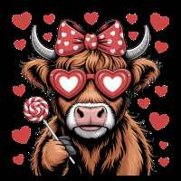 Highland Cow VD 2