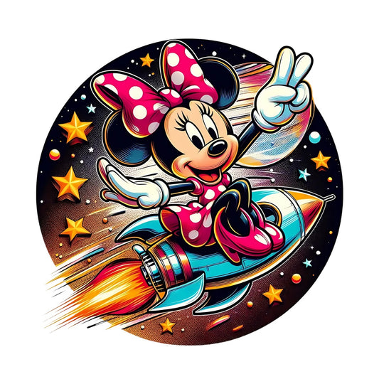 Minnie on Rocket