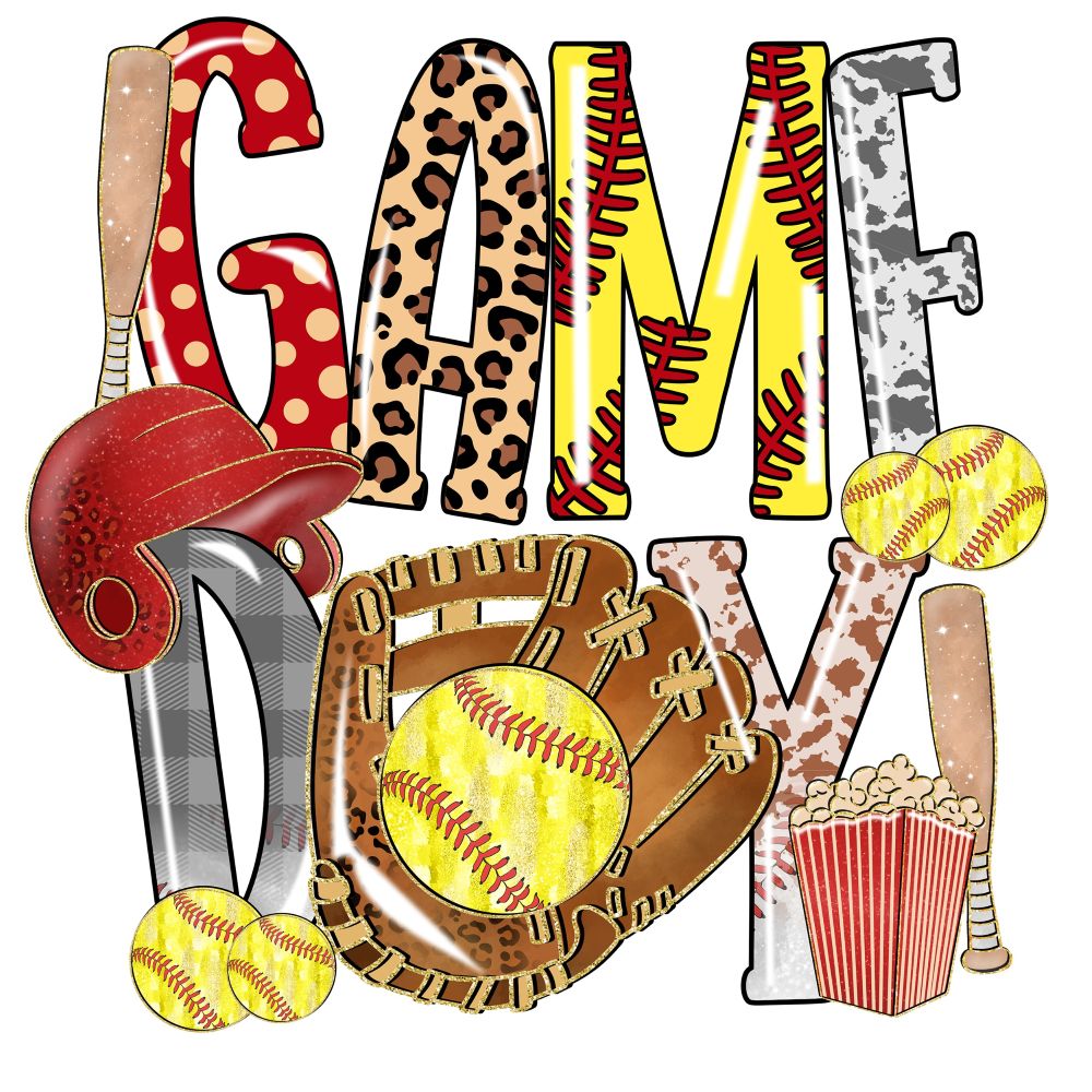 Red Game Day softball