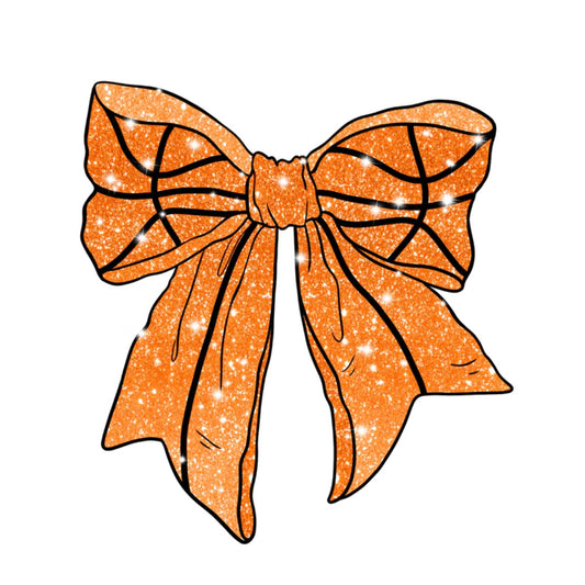 Basketball Bling Bow