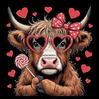 Highland Cow VD 4