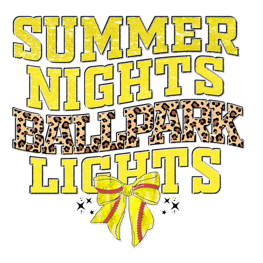 Summer Nights Ballpark Lights