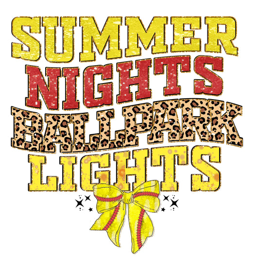 Summer Nights Ballpark lights