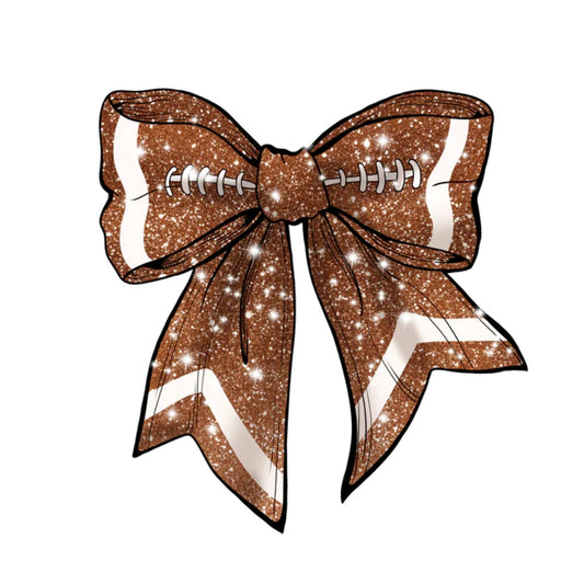 Football Bling Bow