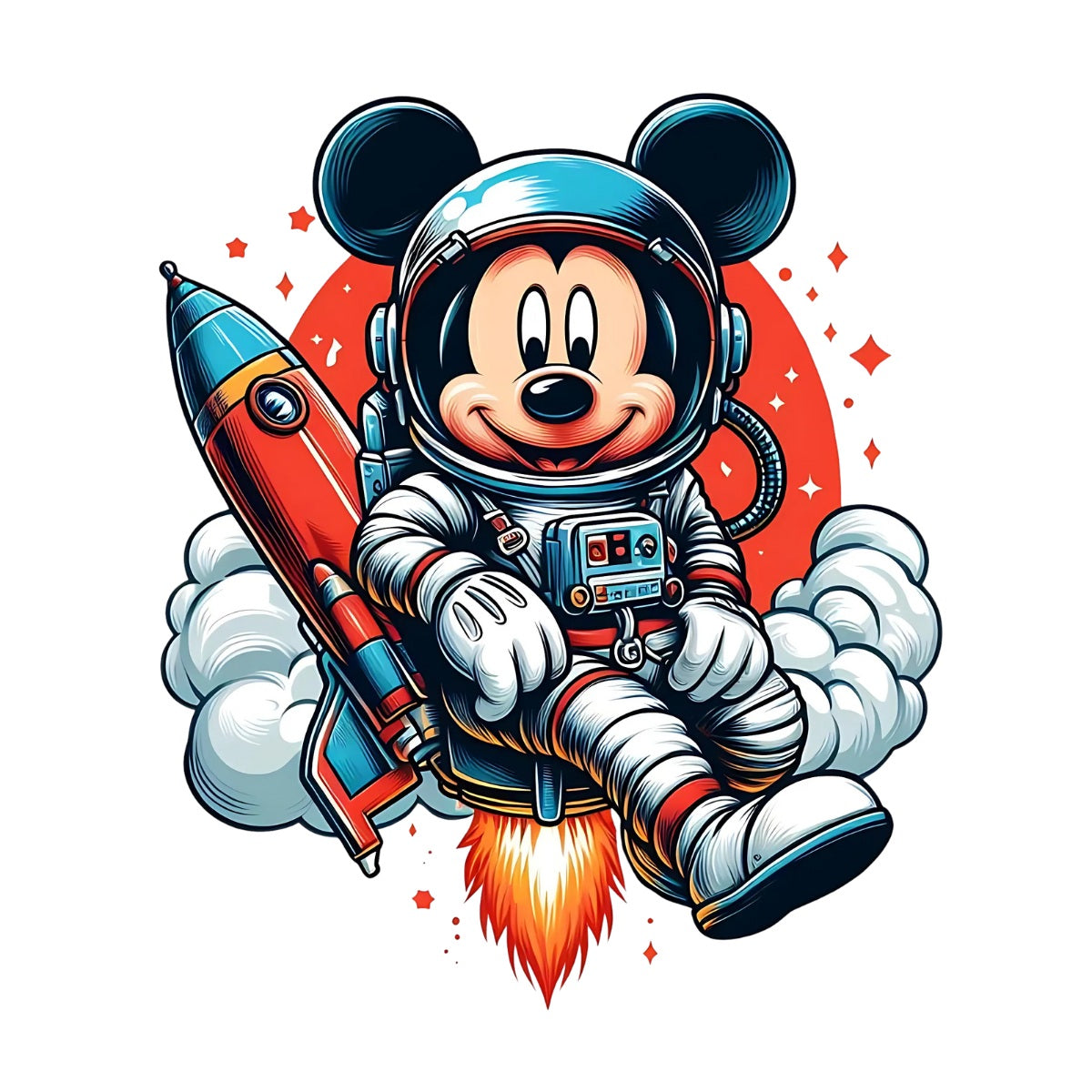 Mickey space suit