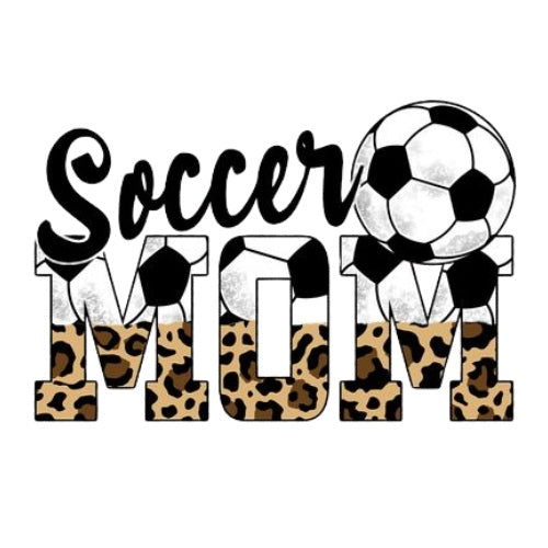 Mom Soccer Ball Leopard