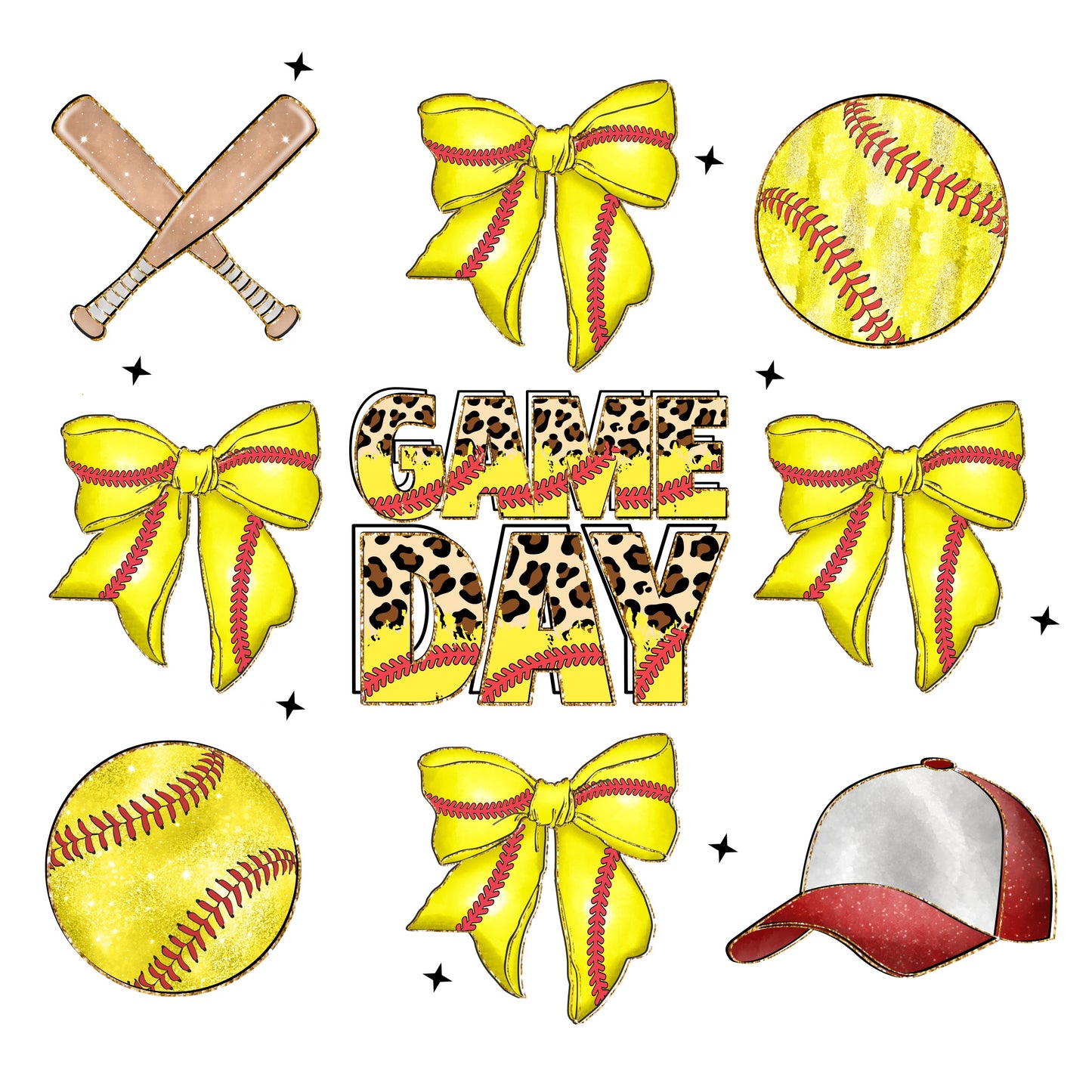 Go Game Day 4 Softball Bow
