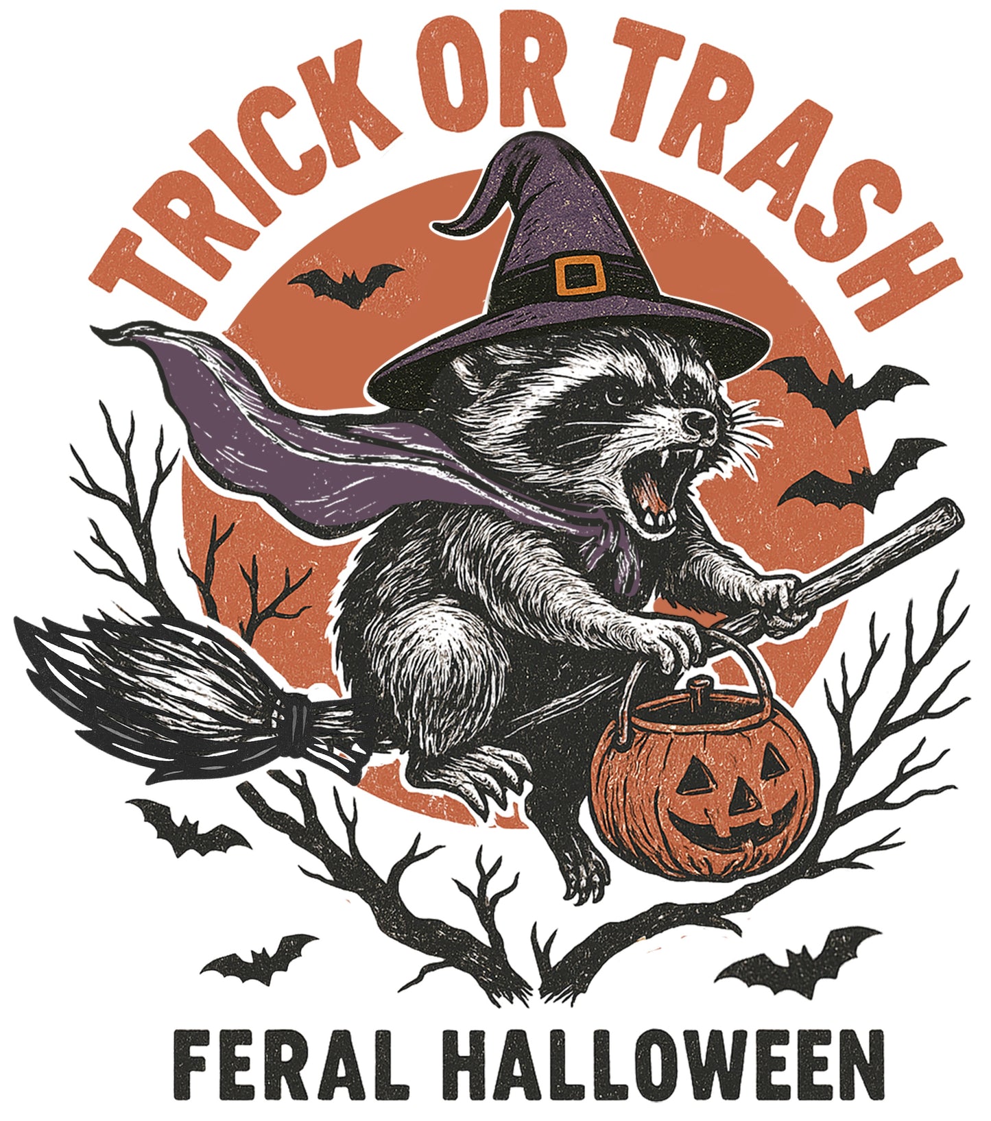 Trick or Trash Feral Halloween