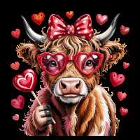 Highland Cow VD 9