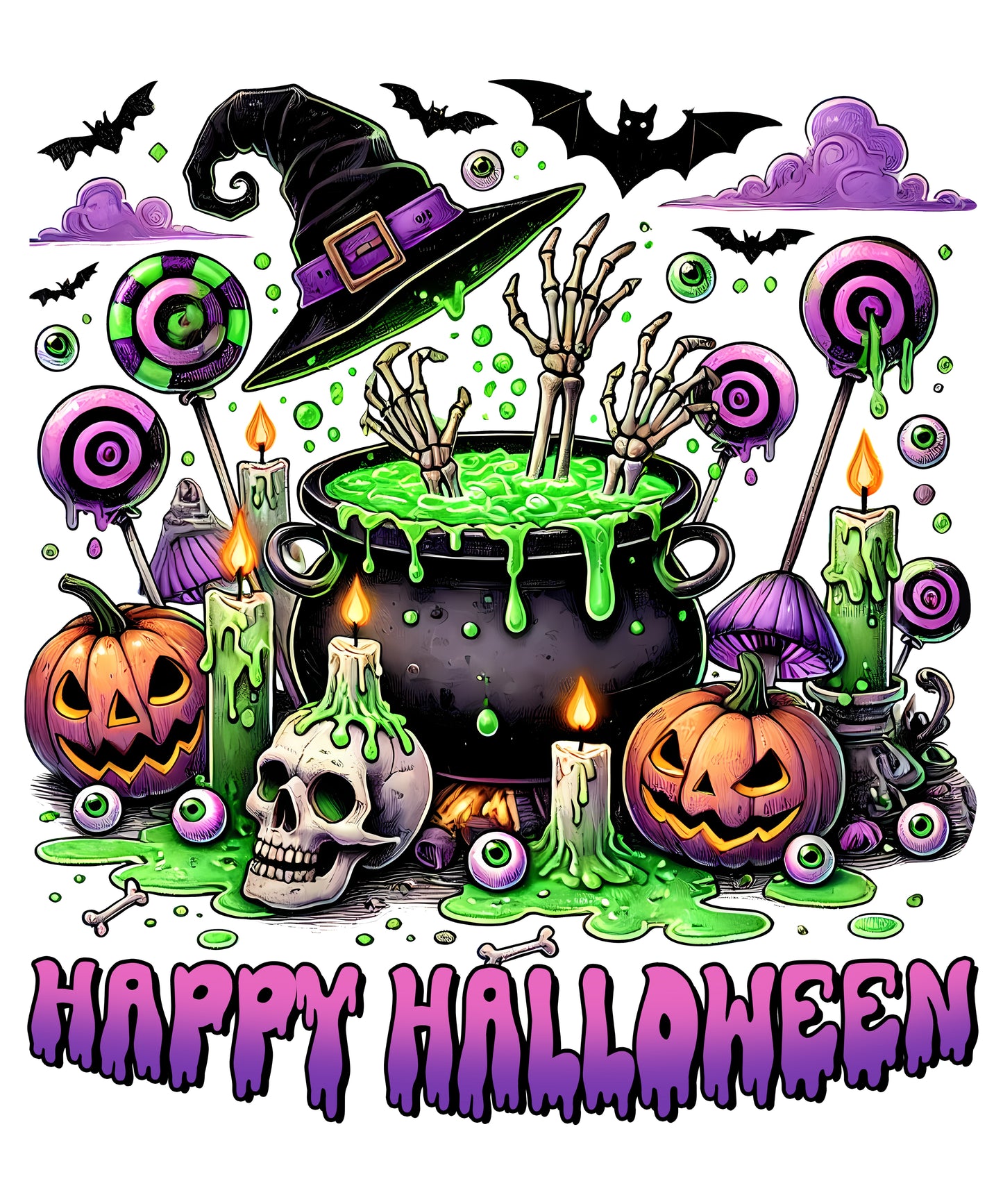 Happy Halloween Pot