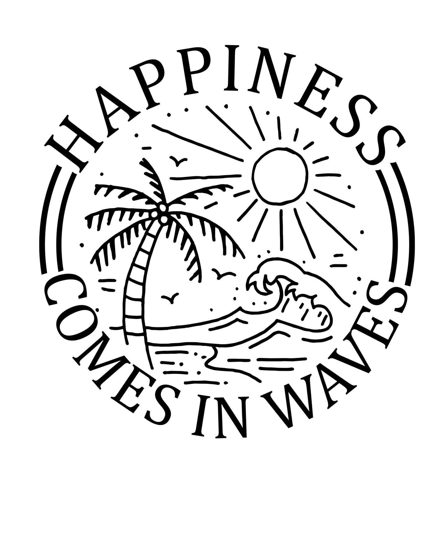 Happiness Comes in Waves