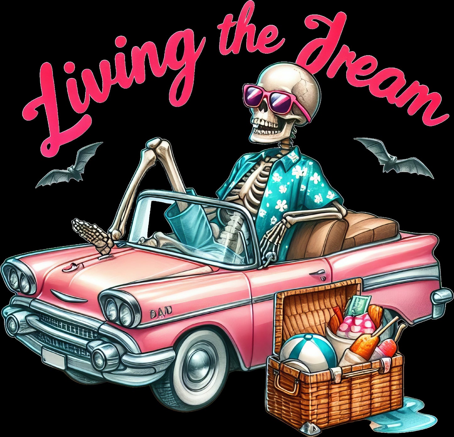 Live the Dream Skeleton