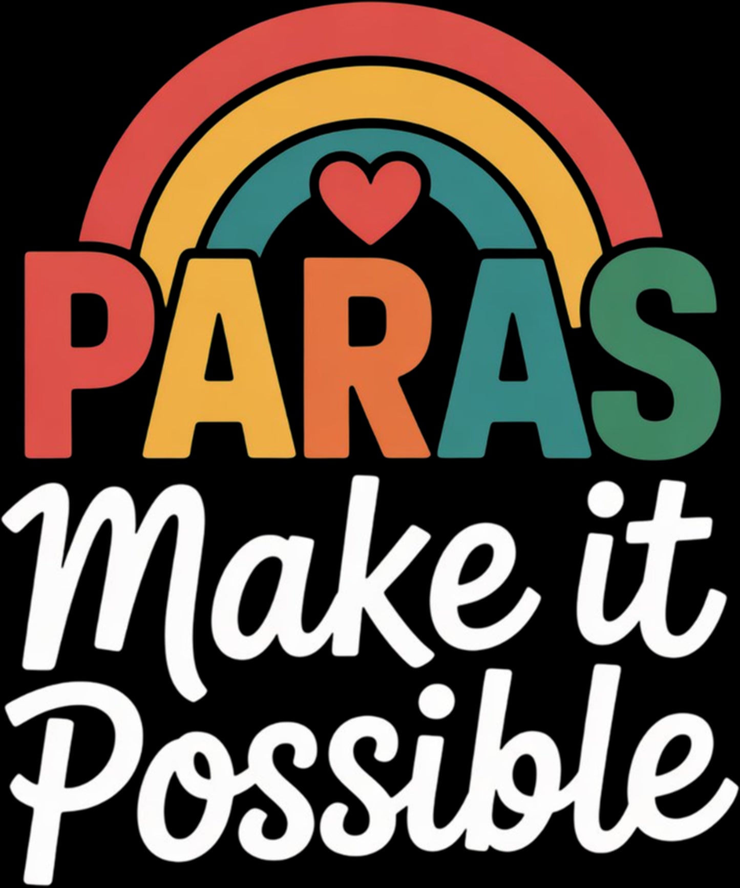 Paraprofessional teacher hearts