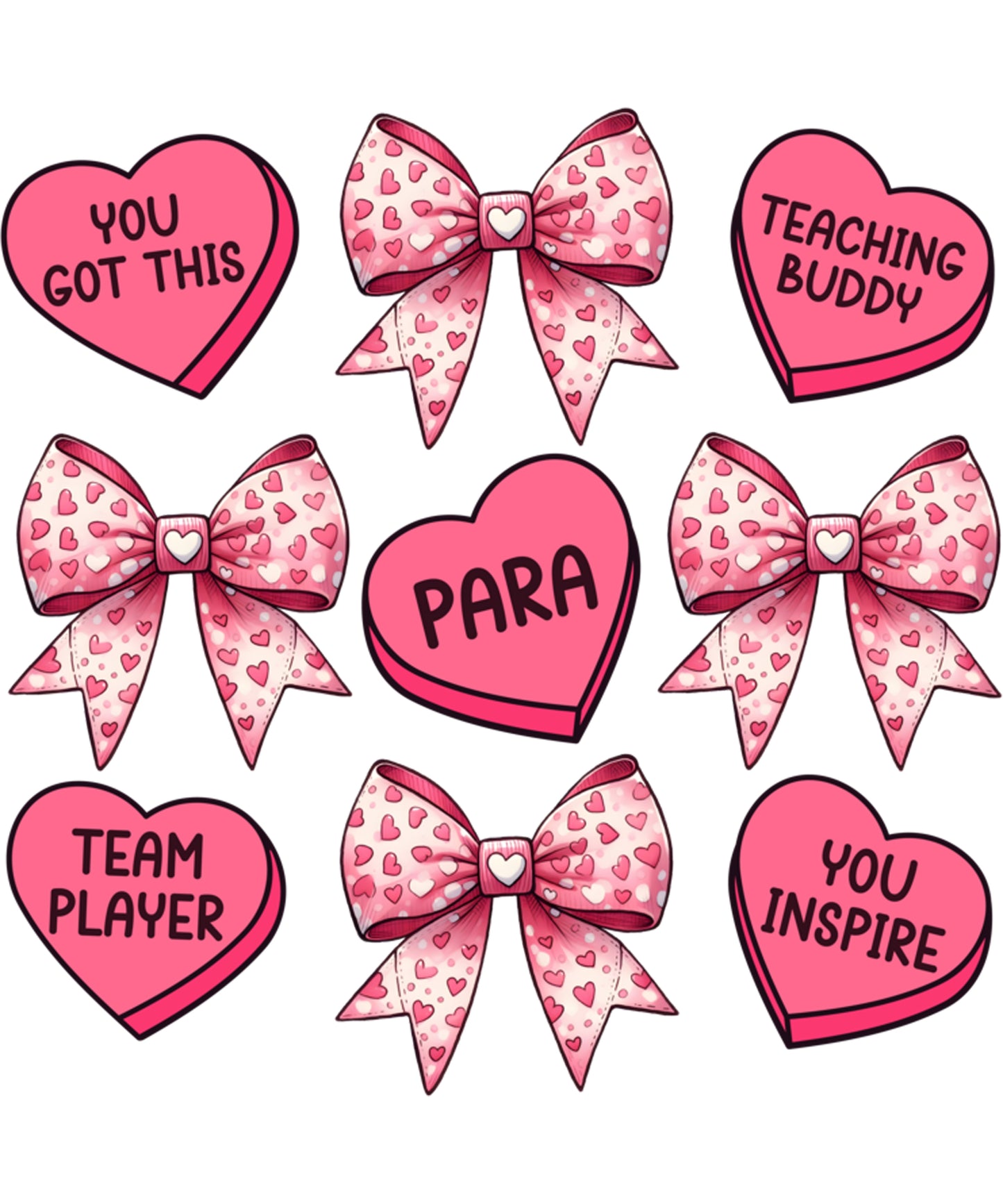 Paraprofessional Valentines Day heart