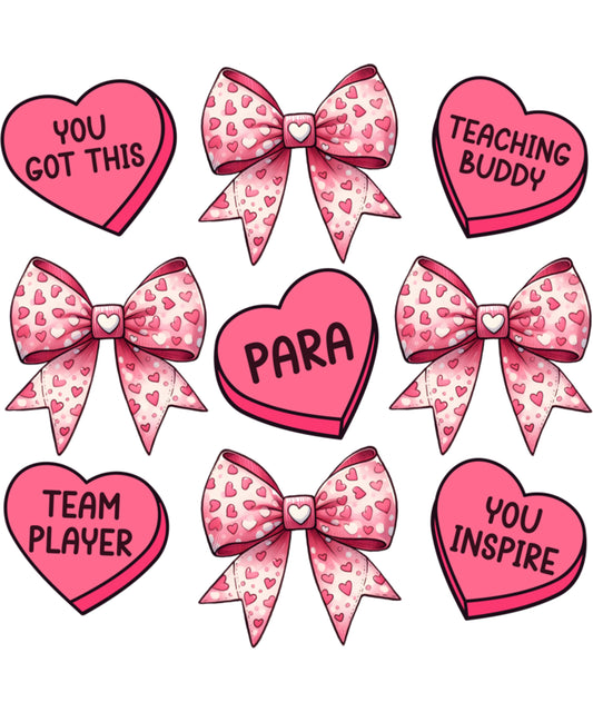 Paraprofessional Valentines Day heart