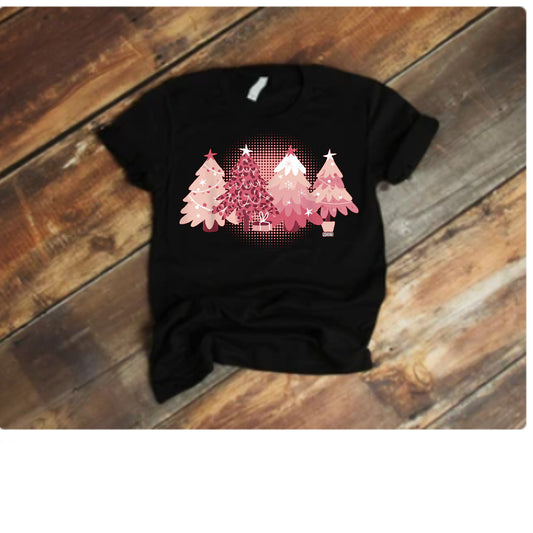 Pink Christmas Trees
