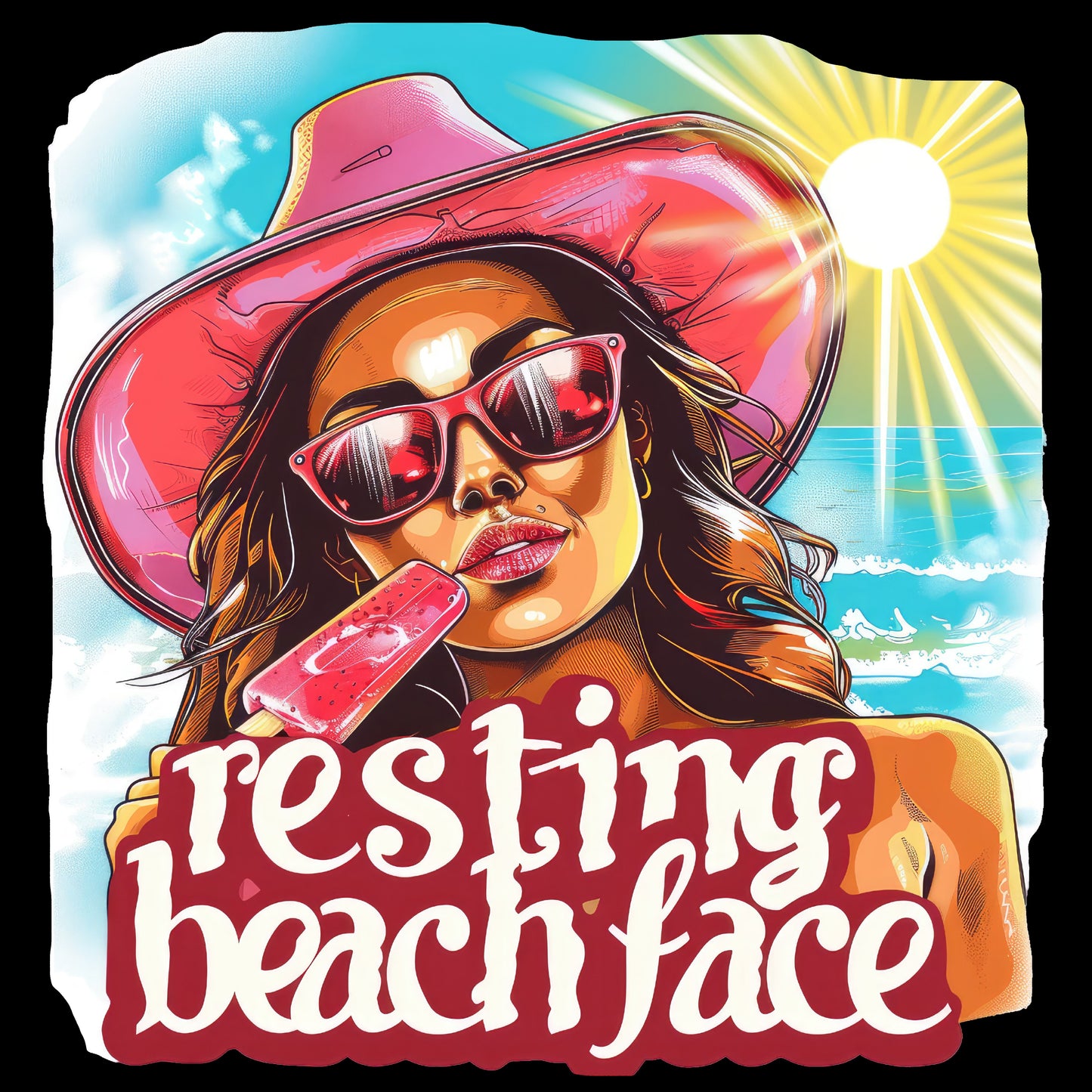 Resting Beach Face