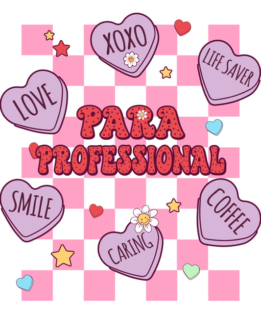 Retro Heart paraprofessional