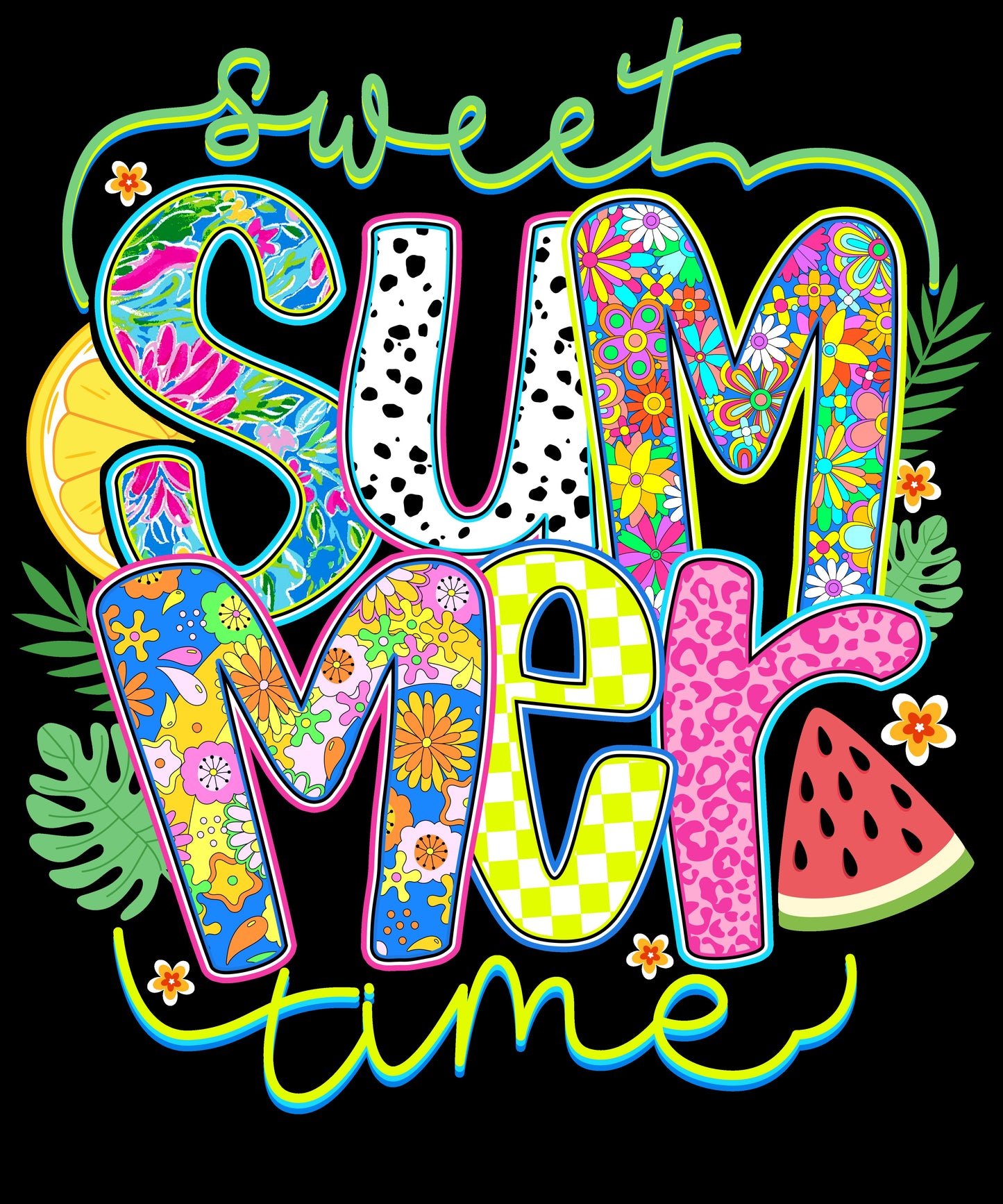 Retro Sweet Summer Time