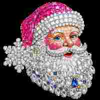 Rhinestone Santa PNG