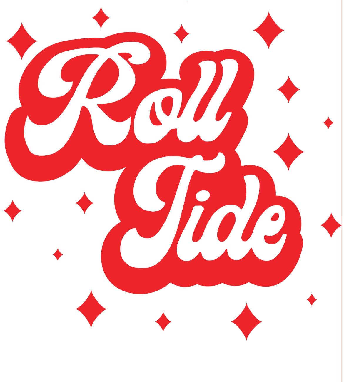 Roll Tide with Diamonds