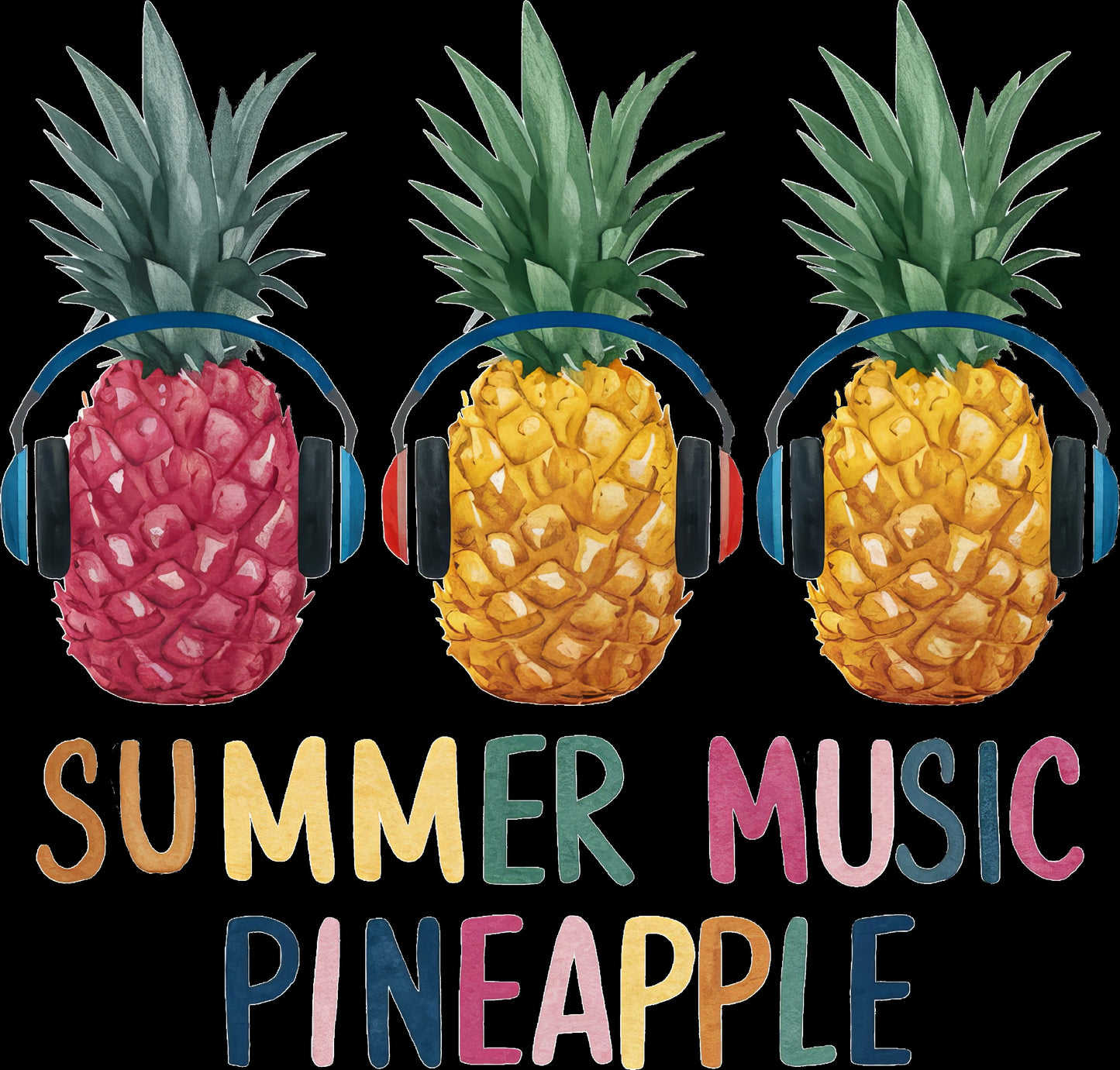 Summer Music Pineapple