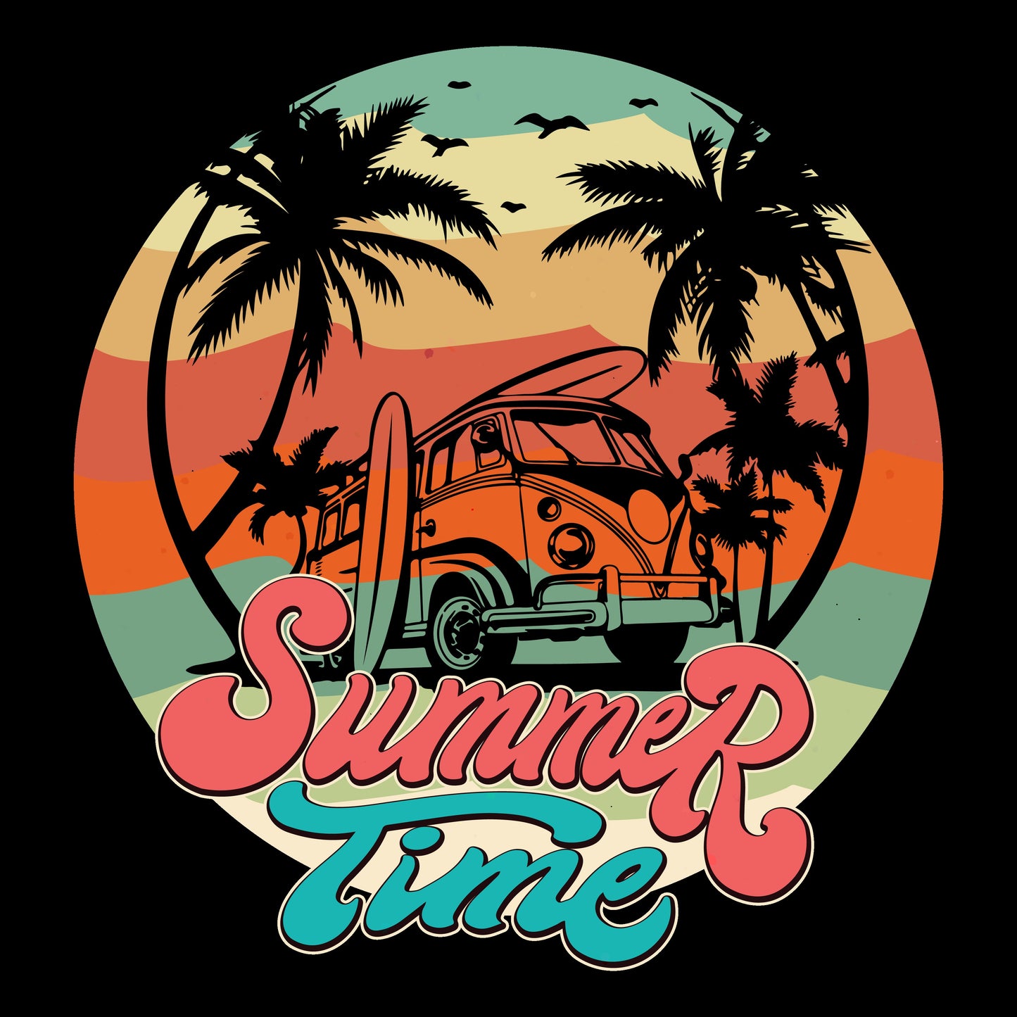 Summer Time Retro with Van