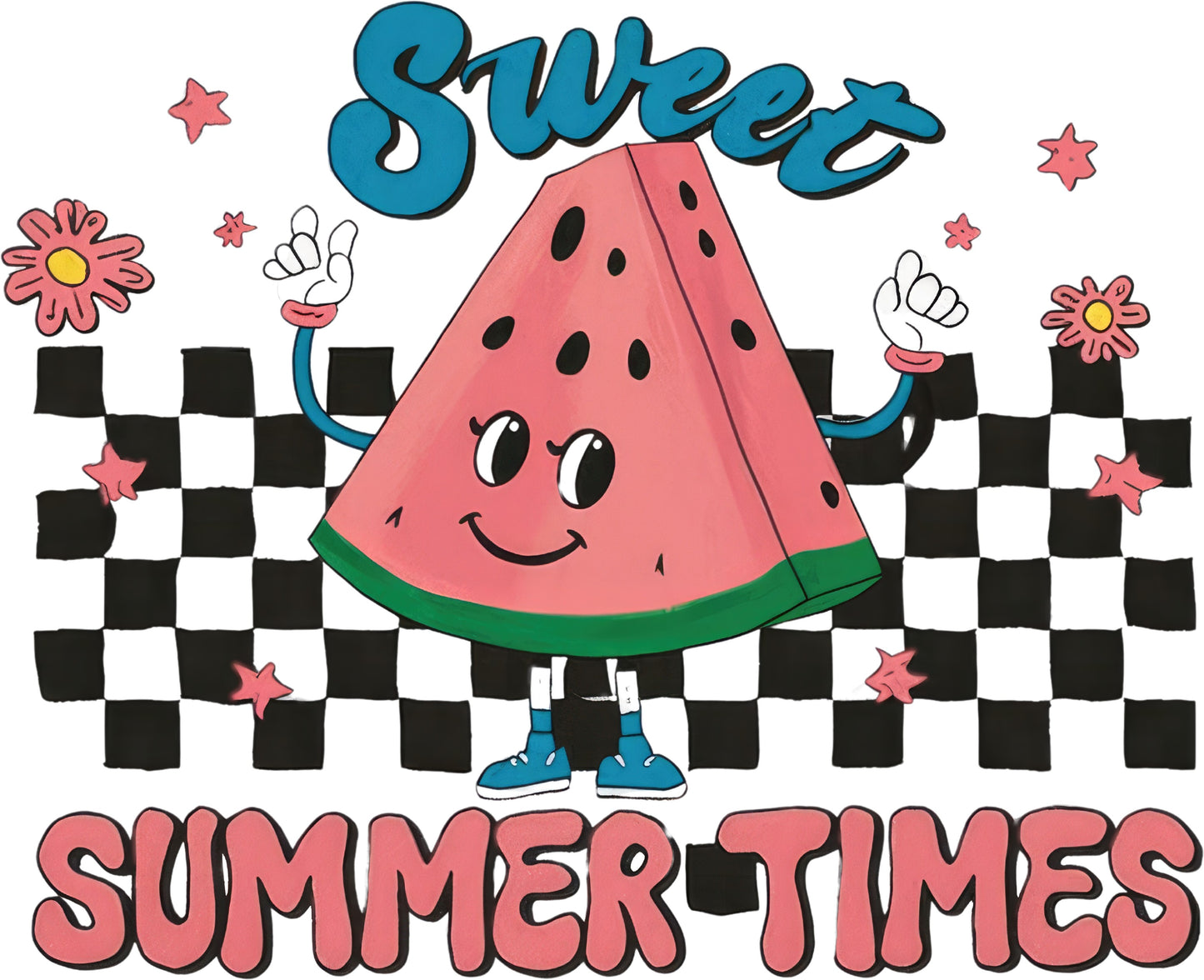 Sweet Summer Time Checker Board