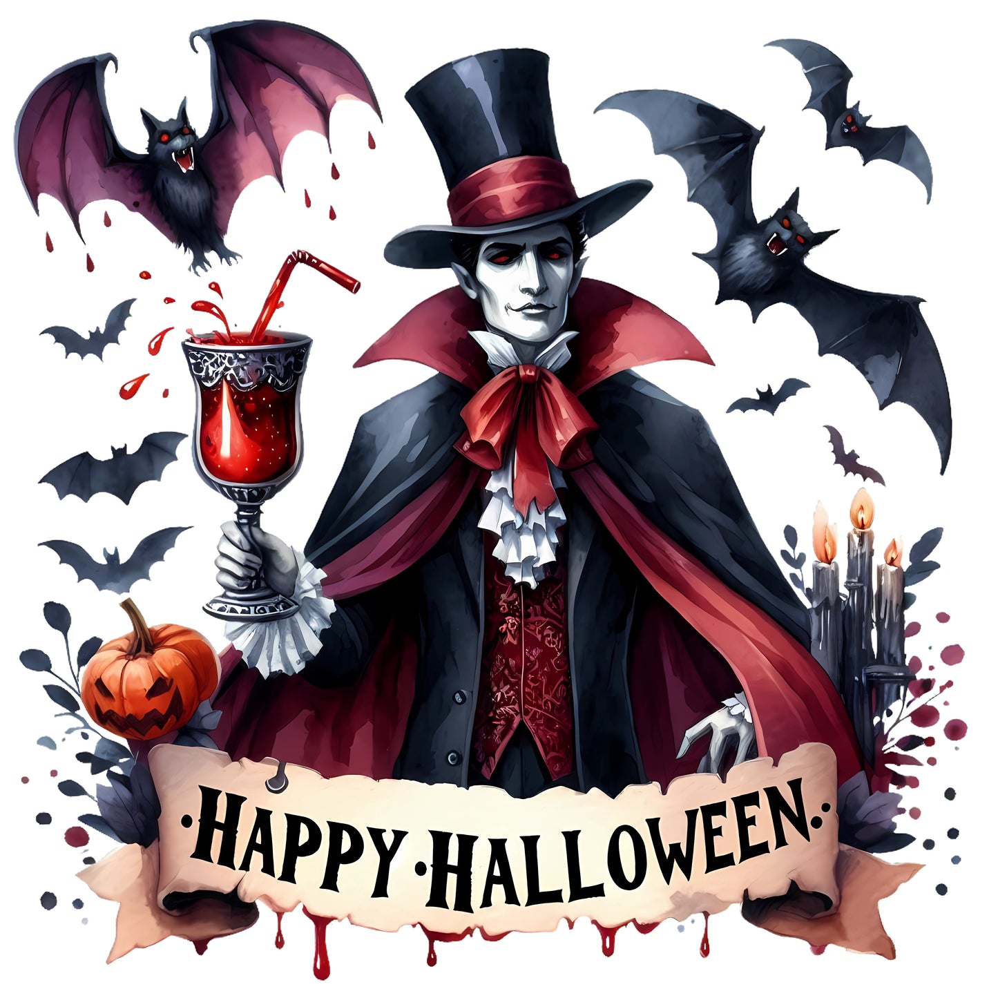 Vampire with Bats