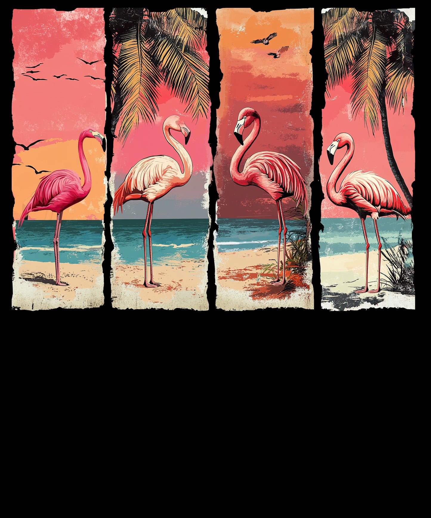 Vintage Flamingo Summer