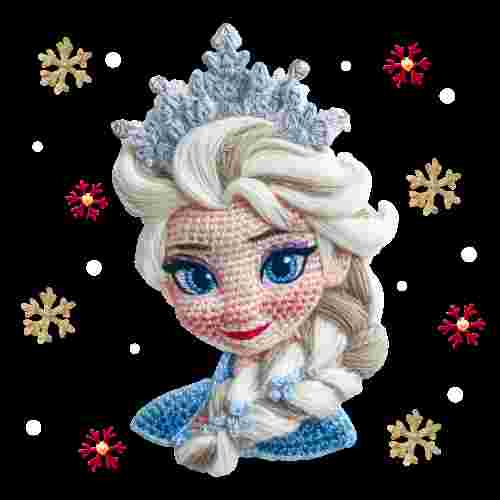 Faux Crochet Ice Queen