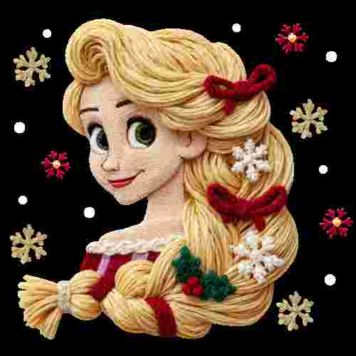 Faux Crochet Rapunzel