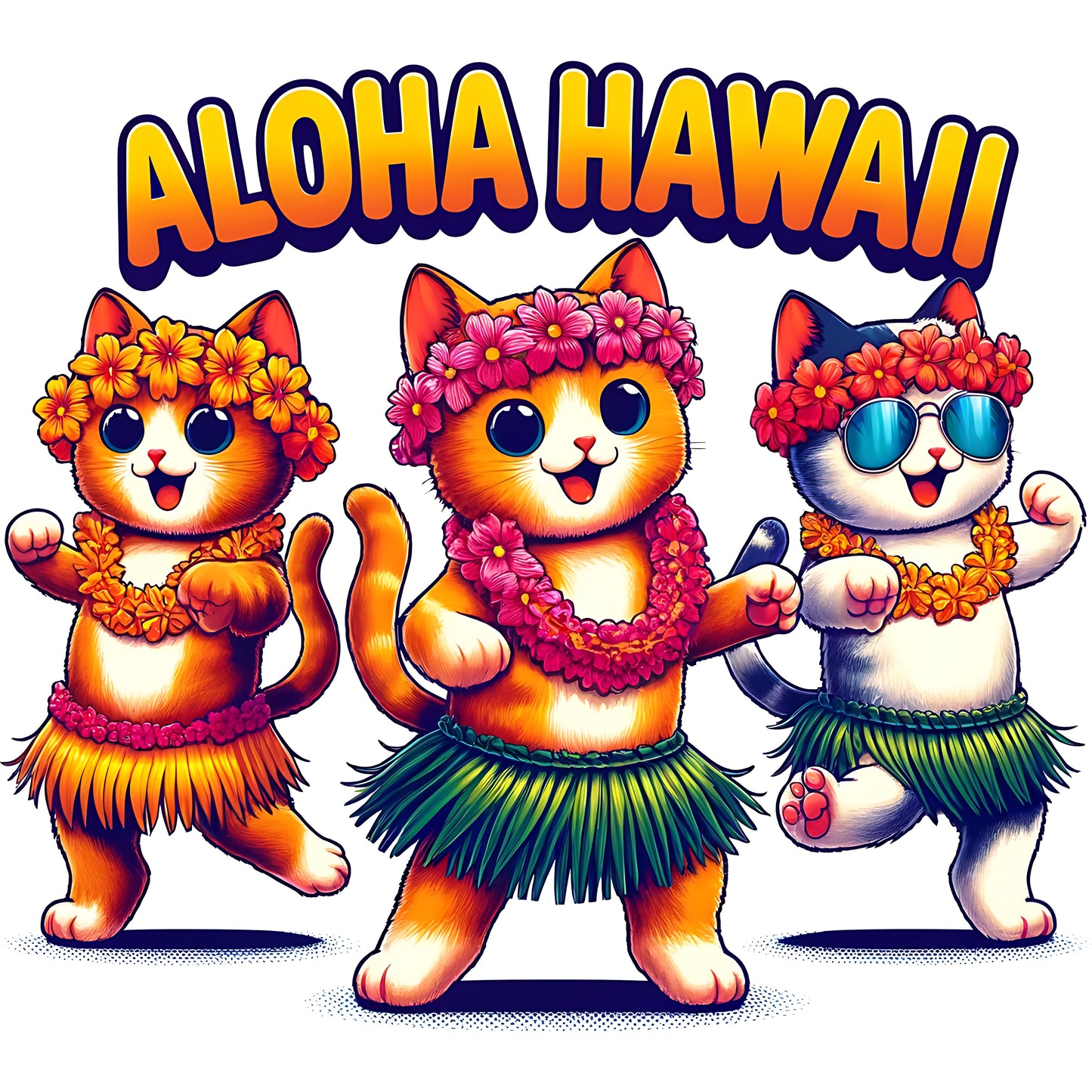 Aloha Hawaii Cats