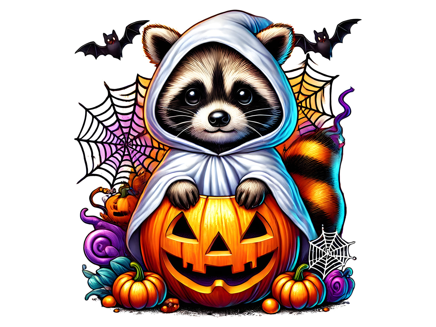Halloween Raccoon 2